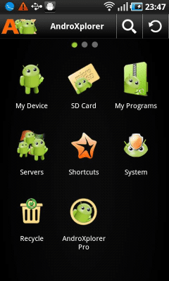 Capture d'écran de l'application AndroXplorer - #1