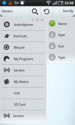 Capture d'écran de l'application AndroXplorer - #4