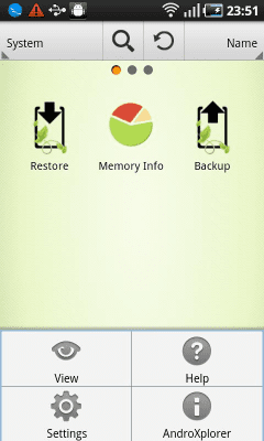 Capture d'écran de l'application AndroXplorer - #5