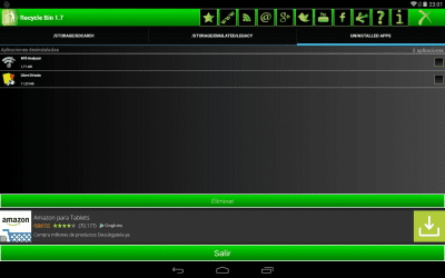 Capture d'écran de l'application Android Recycle Bin beta - #7