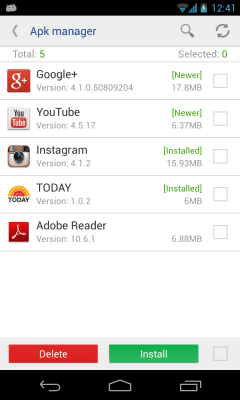 Capture d'écran de l'application User app uninstaller - #2