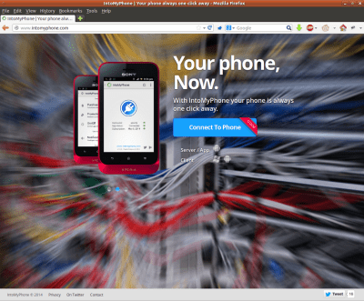 Capture d'écran de l'application IntoMyPhone Client - #3