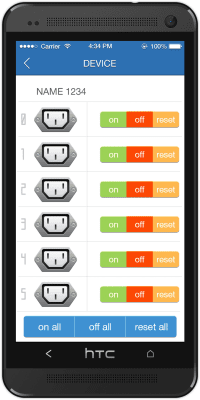 Capture d'écran de l'application Polygator PDU - #3