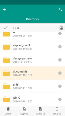 Capture d'écran de l'application SMB Client plugin for FE - #6
