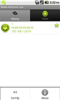 Capture d'écran de l'application Wake Remote Lan - #3