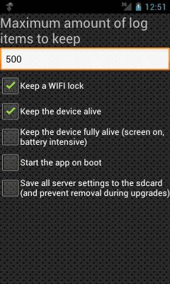 Capture d'écran de l'application Socks Server Ultimate - #7