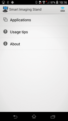 Capture d'écran de l'application Smart Imaging Stand - #3