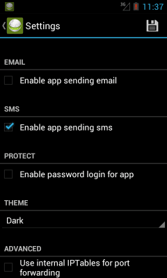 Capture d'écran de l'application Ulti Server: PHP, MySQL, PMA - #5