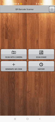 Capture d'écran de l'application Scanner de code QR - #1