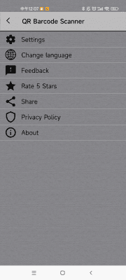 Capture d'écran de l'application Scanner de code QR - #6