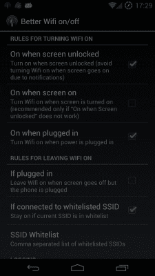 Capture d'écran de l'application Better Wifi On/Off - #2