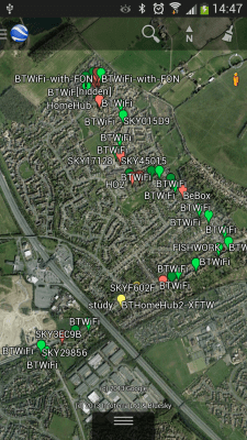 Capture d'écran de l'application Wifi Tracker - #3