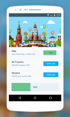 Capture d'écran de l'application WiFi Moscou : une carte WiFi hors ligne - #1