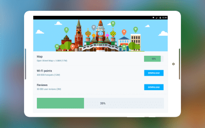 Capture d'écran de l'application WiFi Moscou : une carte WiFi hors ligne - #5