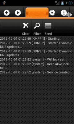 Capture d'écran de l'application XMPP Server - #7