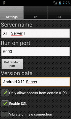 Capture d'écran de l'application X11 Server - #2