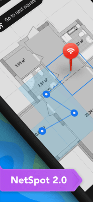 Capture d'écran de l'application NetSpot - Analyste WiFi - #1