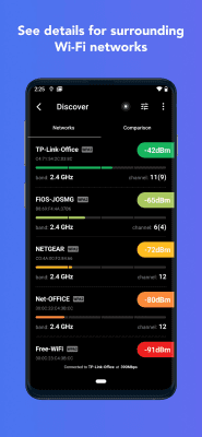 Capture d'écran de l'application NetSpot - Analyste WiFi - #6