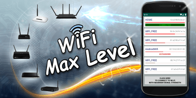 Capture d'écran de l'application WiFi Max Level - #1