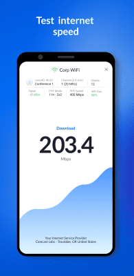Capture d'écran de l'application WiFiman - #3