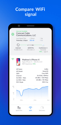 Capture d'écran de l'application WiFiman - #4