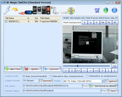Capture d'écran de l'application Magic Swf2Avi - #3