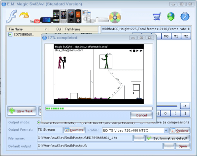 Capture d'écran de l'application Magic Swf2Avi - #4