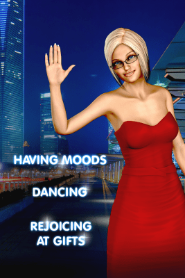 Capture d'écran de l'application Talking Blonde 3D GRATUIT - #5