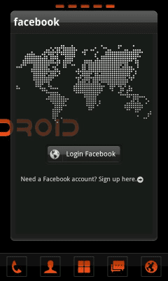 Capture d'écran de l'application Clear Orange Theme GO Launcher - #7