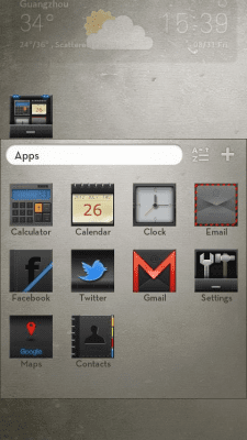 Capture d'écran de l'application Hi Black(GO Launcher Theme) - #3