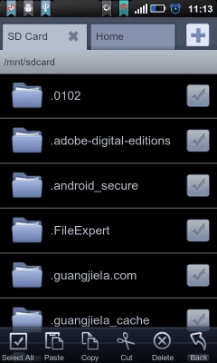 Capture d'écran de l'application File Expert ClassicBlack Theme - #6