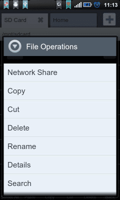 Capture d'écran de l'application File Expert ClassicBlack Theme - #7