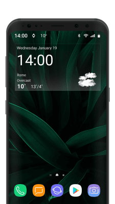 Capture d'écran de l'application Digital clock weather theme 1 - #3