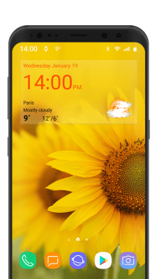 Capture d'écran de l'application Digital clock weather theme 1 - #6