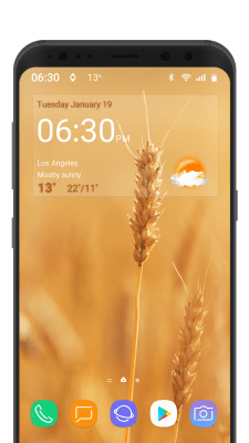 Capture d'écran de l'application Digital clock weather theme 1 - #7