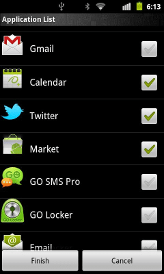 Capture d'écran de l'application Dark GO Locker Theme - #4