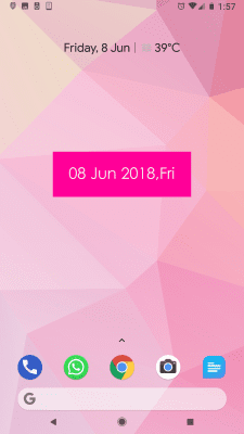 Capture d'écran de l'application Metro date uccw skin - #2
