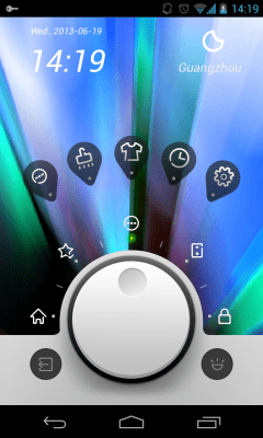 Capture d'écran de l'application Knobs Toucher Theme GO - #1