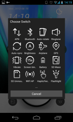 Capture d'écran de l'application Knobs Toucher Theme GO - #6