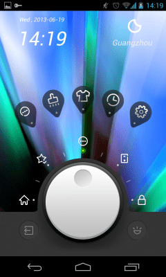 Capture d'écran de l'application Knobs Toucher Theme GO - #8