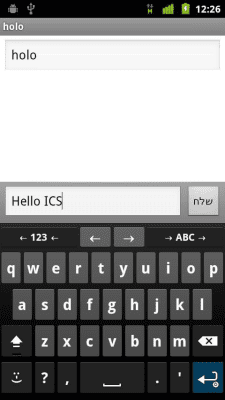 Capture d'écran de l'application ICS Theme for AnySoftKeyboard - #3
