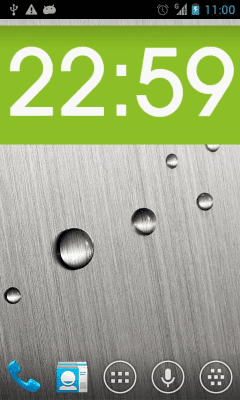 Capture d'écran de l'application Metro clock uccw skin - #4