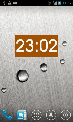 Capture d'écran de l'application Metro clock uccw skin - #5