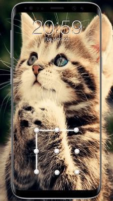 Capture d'écran de l'application Cat Pattern Screen Lock - #2