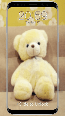 Capture d'écran de l'application Teddy Bear Lock Screen - #3