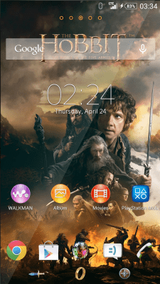 Capture d'écran de l'application XPERIA The Hobbit Theme - #2