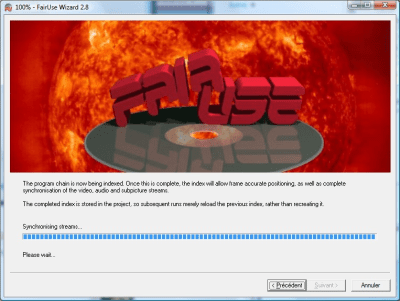 Capture d'écran de l'application FairUse Wizard - #3
