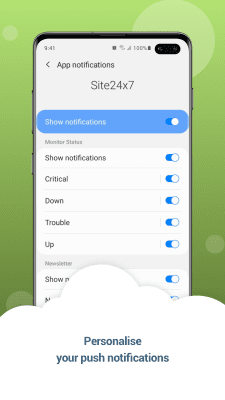 Capture d'écran de l'application Web & Server Monitor Site24x7 - #4