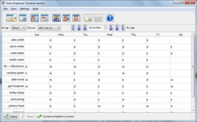 Capture d'écran de l'application Auto Employee Schedule - #1