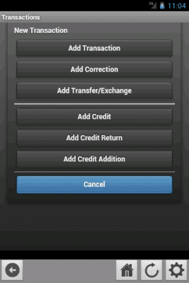 Capture d'écran de l'application InEx Finance - #2